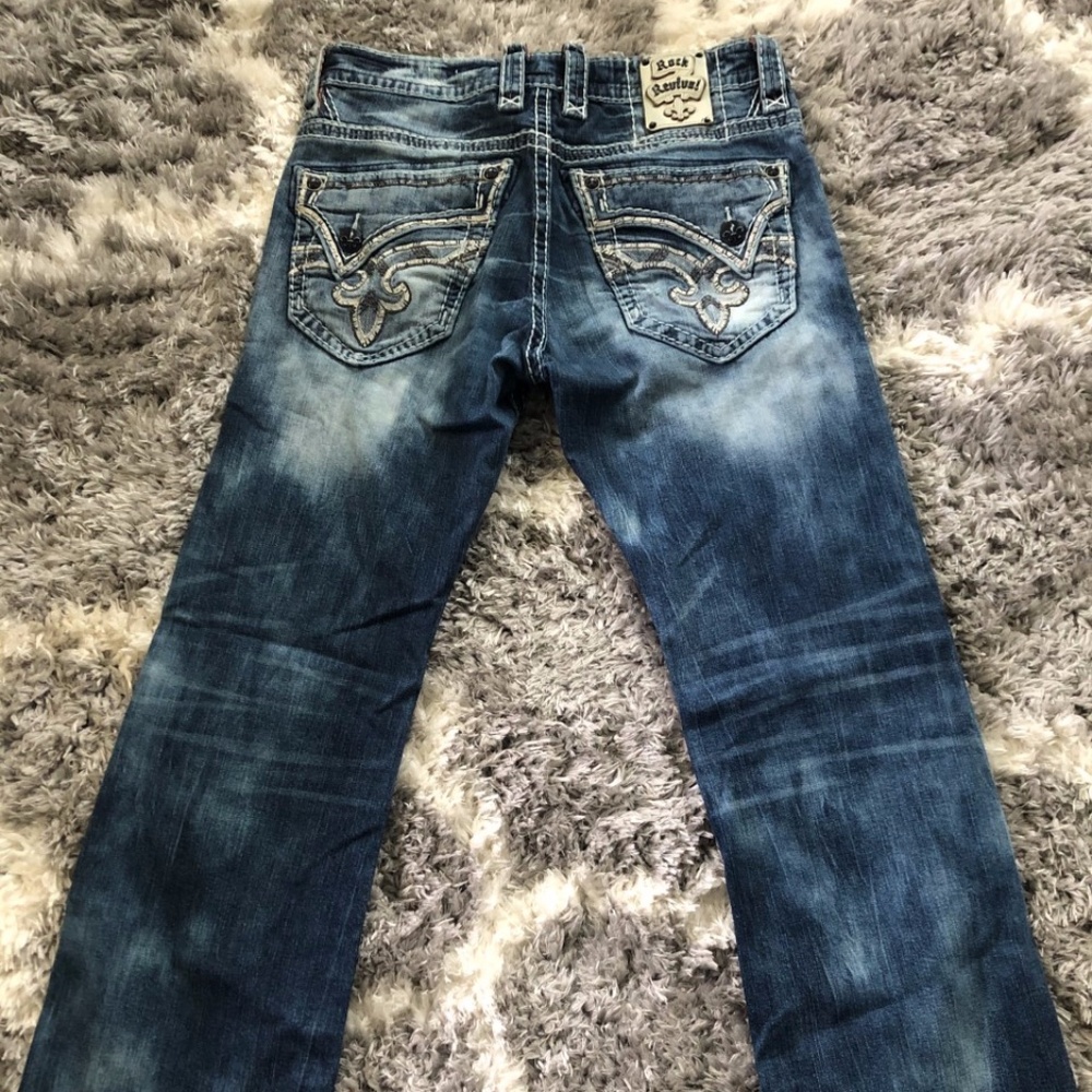 Men's Rock Revival Jean. Yoel fit- Boot